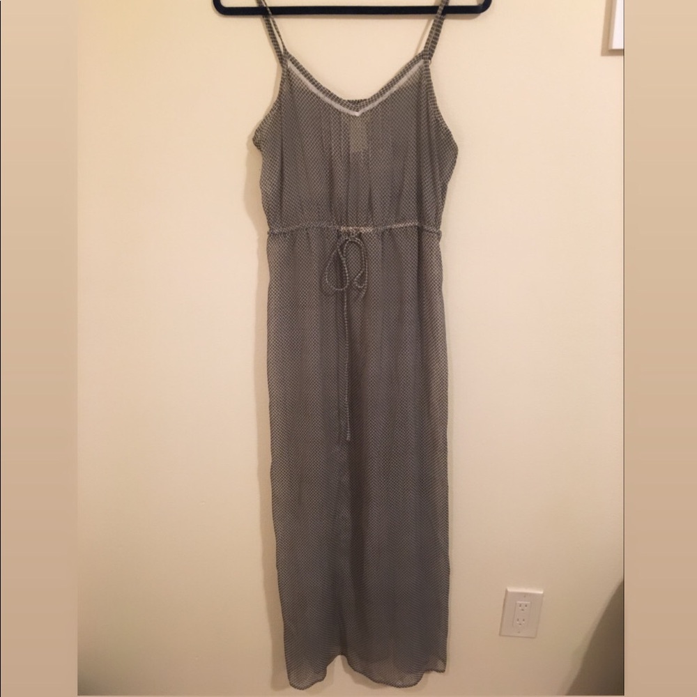 Sheer Foral Maxi Dress